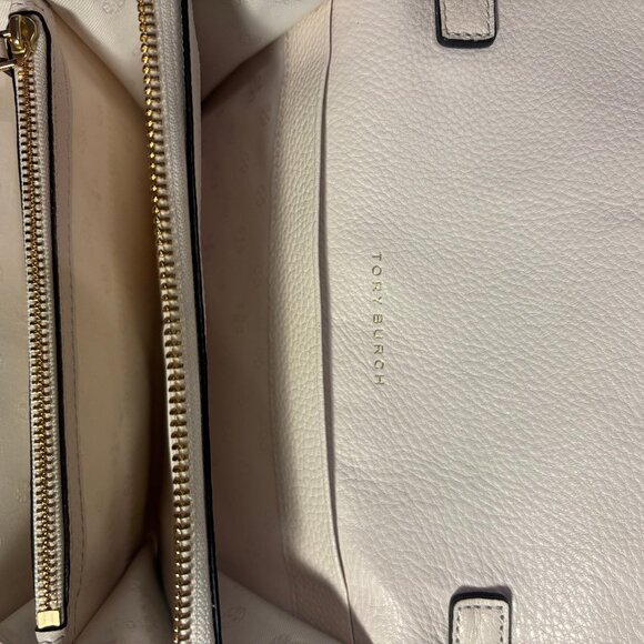 Tory Burch Miller Crossbody Bag – Cream Pebbled Leather - Picture 2 of 2